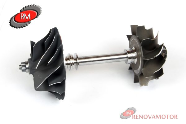 EJE TURBINA CON COMPRESORA  T04E17